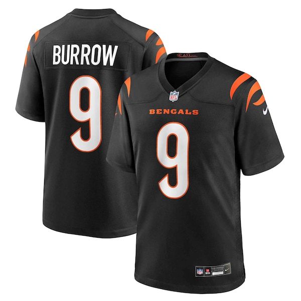 Nike Joe Burrow Cincinnati Bengals Game Jersey Black