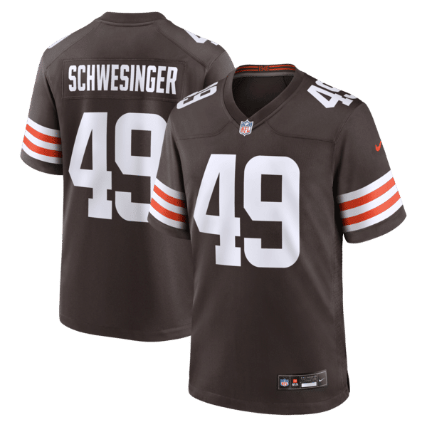 Nike Carson Schwesinger Cleveland Browns Game Jersey Brown