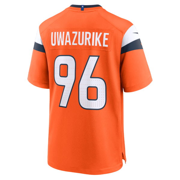 Nike Eyioma Uwazurike Denver Broncos Team Game Jersey Orange