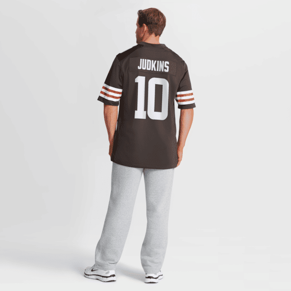 Nike Quinshon Judkins Cleveland Browns 2025 NFL Draft Game Jersey Brown
