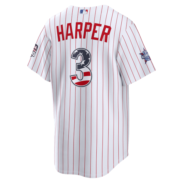 Nike Bryce Harper Philadelphia Phillies 2026 All-Star Game White Stadium Jersey