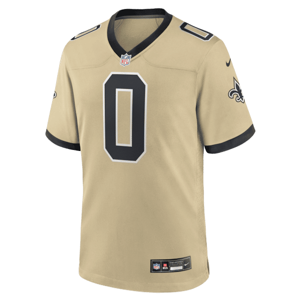 Nike Jordyn Tyson New Orleans Saints 2026 Draft Pick No. 8 Alternate Game Jersey Gold