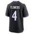 Nike Zay Flowers Baltimore Ravens Alternate Game Jersey Black