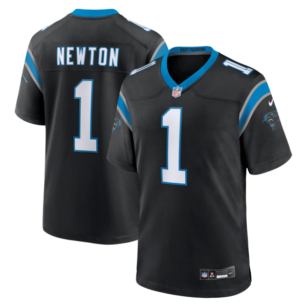 Nike Cam Newton Carolina Panthers Game Retired Player Jersey Black