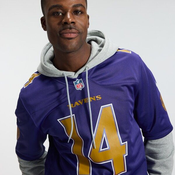 Nike Kyle Hamilton Baltimore Ravens Alternate Game Jersey Purple