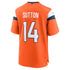 Nike Courtland Sutton Denver Broncos Mile High Collection Game Jersey Orange