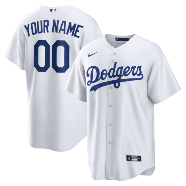 Nike Los Angeles Dodgers Home Replica Custom Jersey White