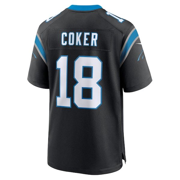 Nike Jalen Coker Carolina Panthers Game Jersey Black
