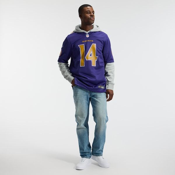 Nike Kyle Hamilton Baltimore Ravens Alternate Game Jersey Purple