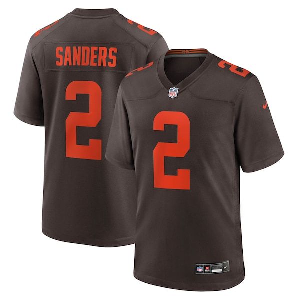 Nike Shedeur Sanders Cleveland Browns Alternate Game Jersey Brown