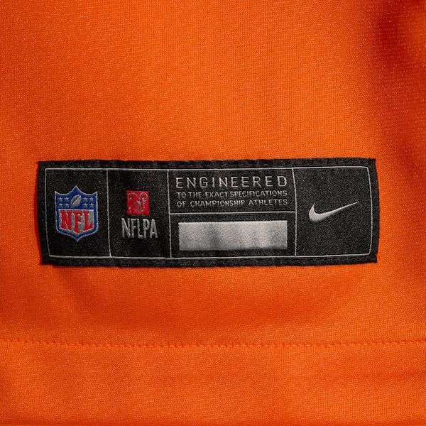 Nike Terrell Davis Denver Broncos Mile High Collection 1977 Throwback Retired Player Game Jersey Orange