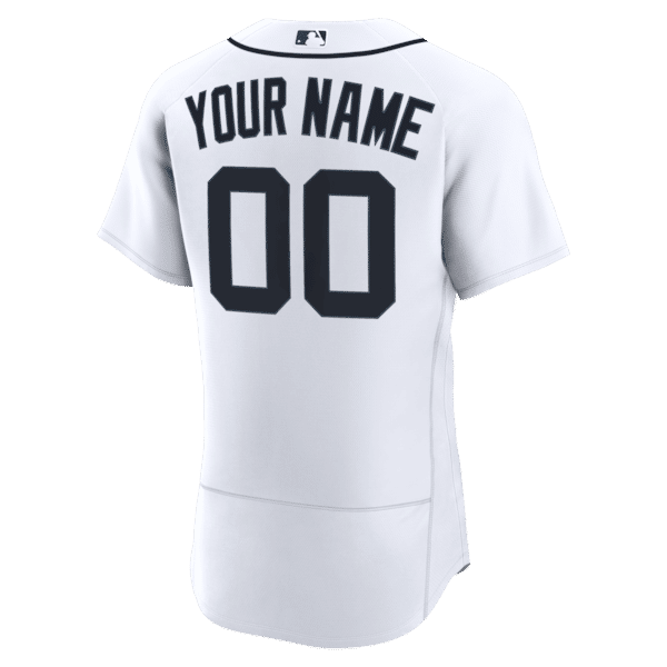 Nike Detroit Tigers Home Authentic Custom Jersey White