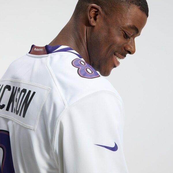 Nike Lamar Jackson Baltimore Ravens Game Jersey White