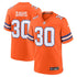 Nike Terrell Davis Denver Broncos Mile High Collection 1977 Throwback Retired Player Game Jersey Orange