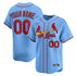 Nike St. Louis Cardinals Alternate Limited Custom Jersey Light Blue