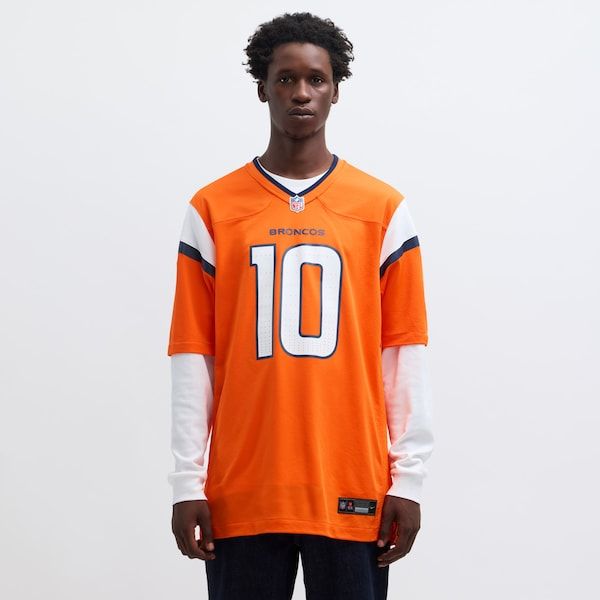 Nike Bo Nix Denver Broncos Game Jersey Orange