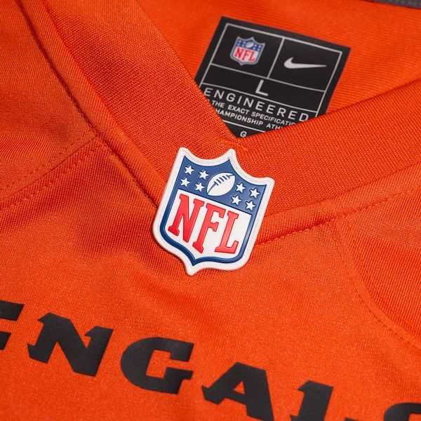 Nike Cincinnati Bengals Alternate Game Custom Jersey Orange
