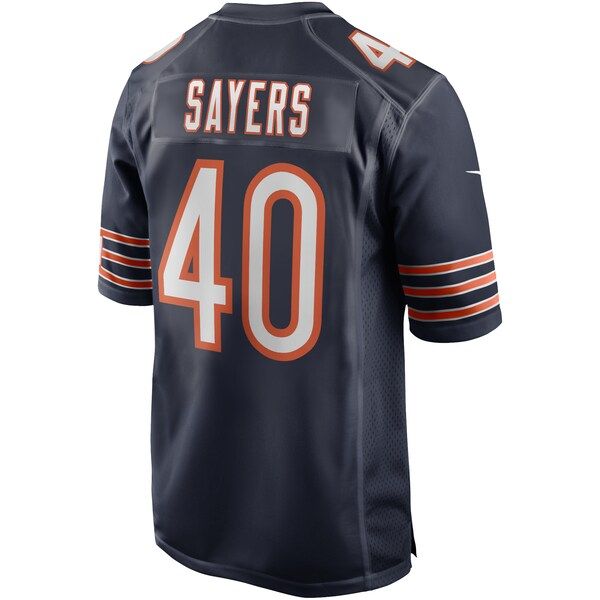 Nike Gale Sayers Chicago Bears Retired Player Game Jersey Navy