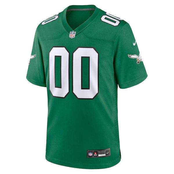 Nike Philadelphia Eagles Alternate Custom Game Jersey Kelly Green