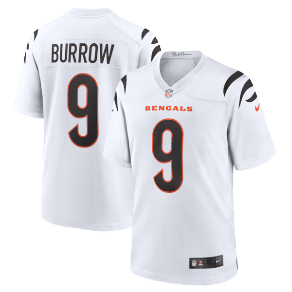 Nike Joe Burrow Cincinnati Bengals Game Jersey White