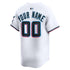 Nike Miami Marlins Home Limited Custom Jersey White