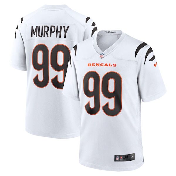 Nike Myles Murphy Cincinnati Bengals Game Jersey White