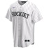 Nike Colorado Rockies Home Replica Custom Jersey White