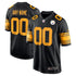 Nike Pittsburgh Steelers Custom Game Jersey Black
