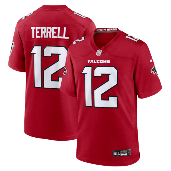 Nike Avieon Terrell Atlanta Falcons Game Jersey Red