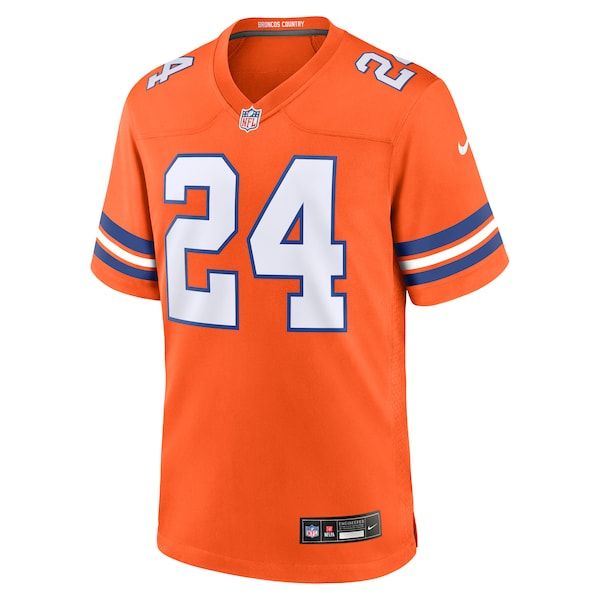 Nike Champ Bailey Denver Broncos Alternate Game Jersey Orange