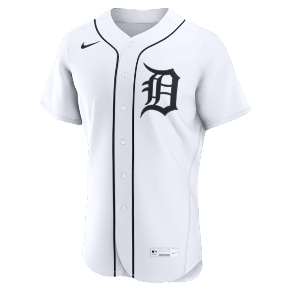 Nike Detroit Tigers Home Authentic Custom Jersey White