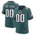 Nike Philadelphia Eagles Custom Game Jersey Midnight Green
