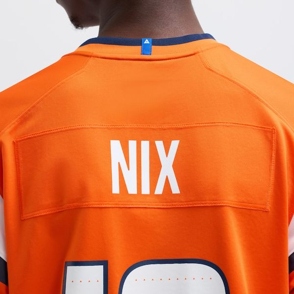 Nike Bo Nix Denver Broncos Game Jersey Orange