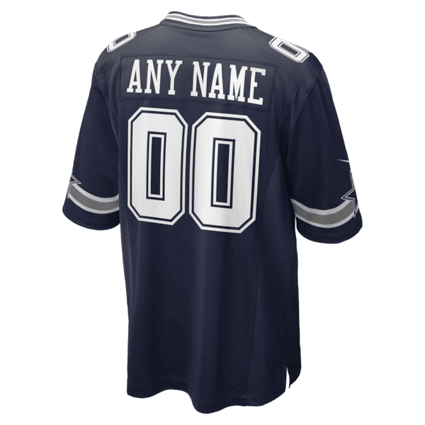 Nike Dallas Cowboys Custom Game Jersey Navy