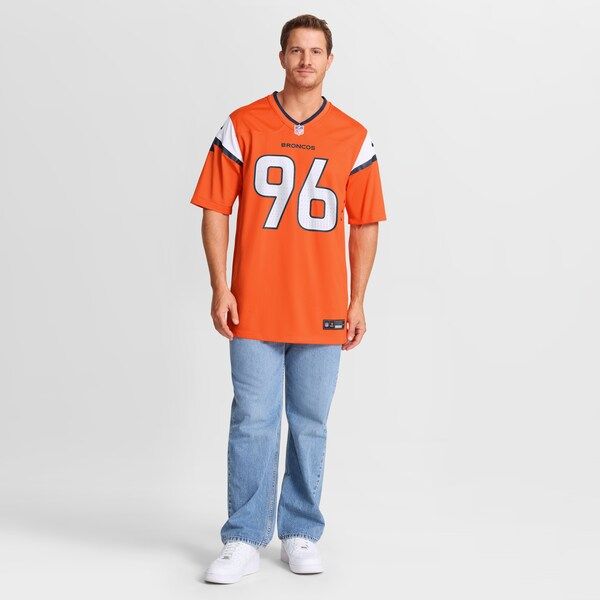 Nike Eyioma Uwazurike Denver Broncos Team Game Jersey Orange