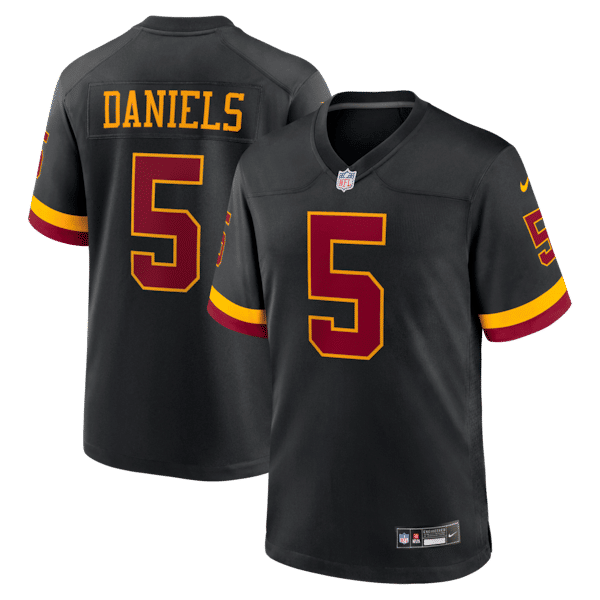 Nike Washington Commanders Jayden Daniels Alternate Game Jersey Black