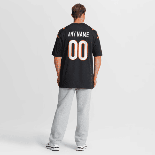 Nike Cincinnati Bengals Custom Game Jersey Black