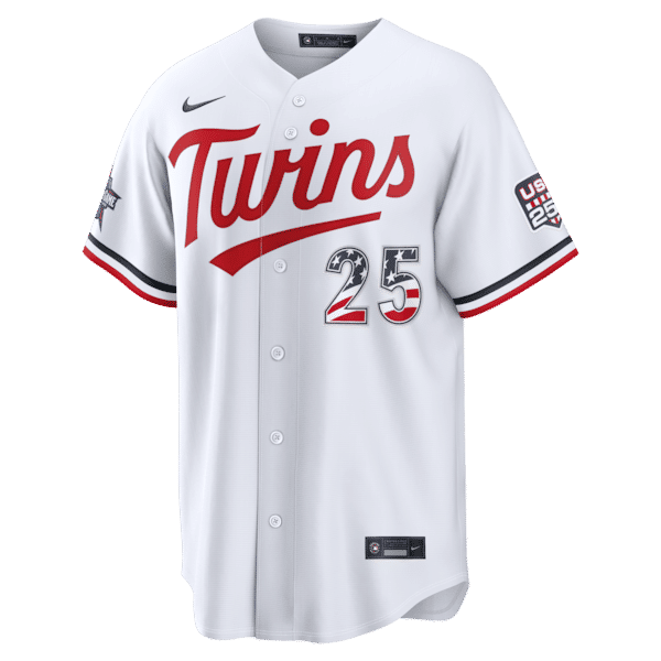 Nike Byron Buxton Minnesota Twins 2026 All-Star Edition Stars & Stripes White Stadium Jersey