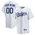 Nike Los Angeles Dodgers Home Replica Custom Jersey White