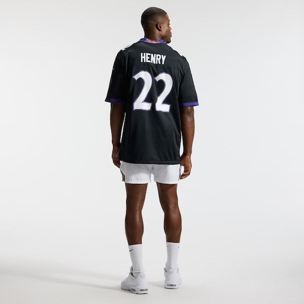 Nike Derrick Henry Baltimore Ravens Alternate Game Jersey Black