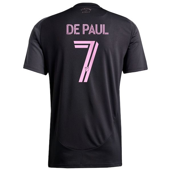 Adidas Rodrigo De Paul Inter Miami CF 2025 The Fortitude Kit Replica Jersey Black