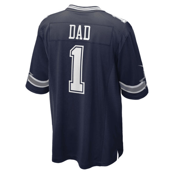 Nike Number 1 Dad Dallas Cowboys Game Jersey Navy