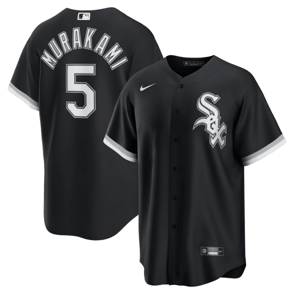 Nike Munetaka Murakami Chicago White Sox Alternate Replica Jersey Black