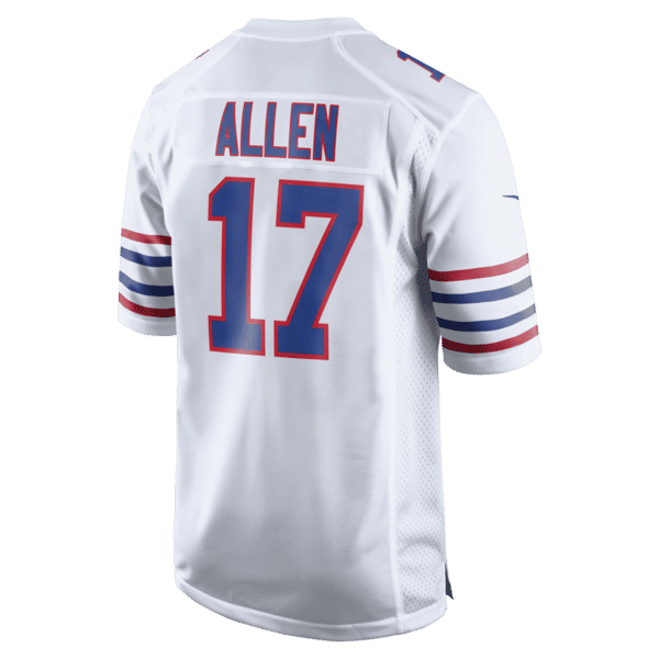 Nike Josh Allen Buffalo Bills Alternate Game Jersey White