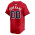Nike Atlanta Braves Alternate Limited Custom Jersey Red