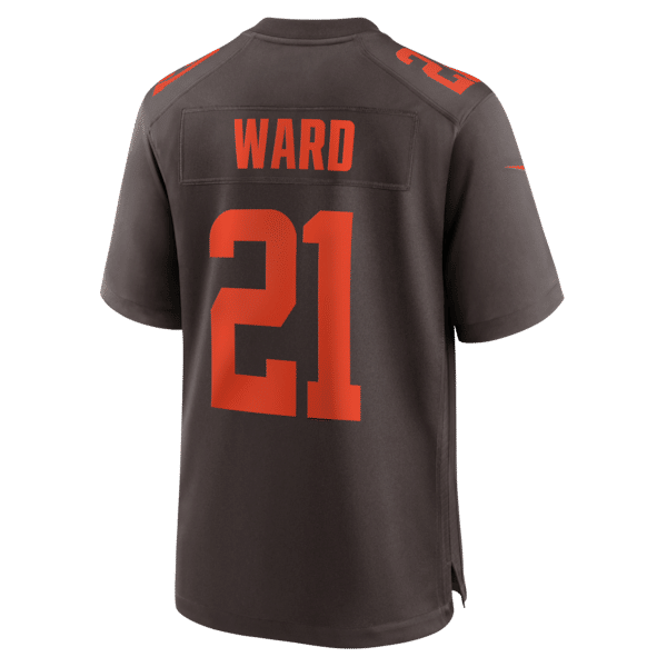 Nike Denzel Ward Cleveland Browns Alternate Alpha Dawg Game Jersey Brown