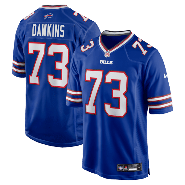 Nike Dion Dawkins Buffalo Bills Game Jersey Royal