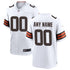 Nike Custom Cleveland Browns Game Jersey White