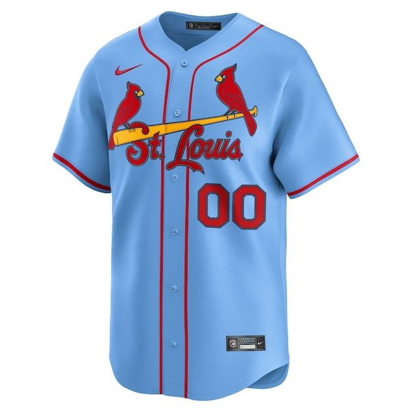 Nike St. Louis Cardinals Alternate Limited Custom Jersey Light Blue