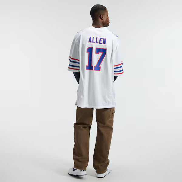 Nike Josh Allen Buffalo Bills Alternate Game Jersey White